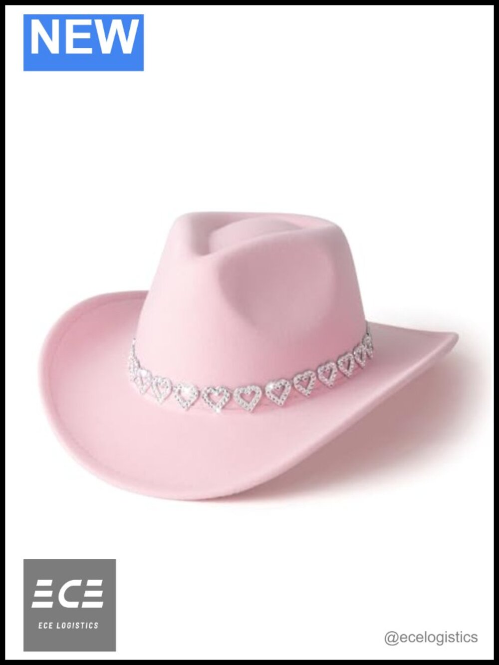 Wide Brim Cowboy Hat Cotton Polyester Western Adjustable